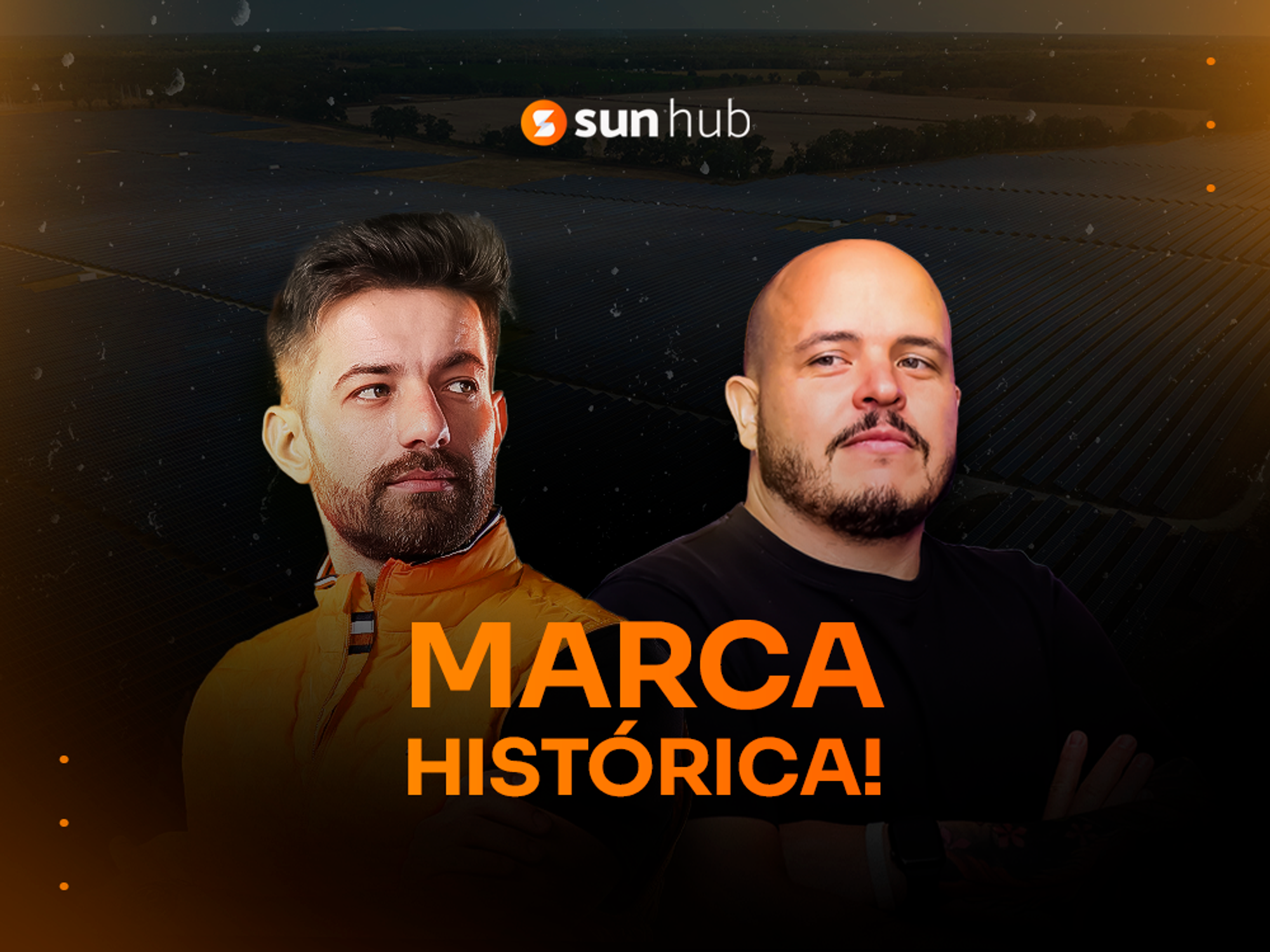 marca histórica - sunhub 1 milhão de vendas